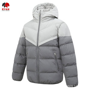 Veste matelassée sur mesure pour homme, logo personnalisé, fermeture éclair, tissu respirant et confortable - Product Image 1