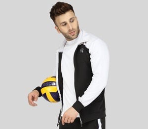 Red <b>White</b> Color Block Men's Windbreaker Jacket <b>Zip</b> <b>Up</b> Lightweight Outerwear for Streetwear - Product Image 3
