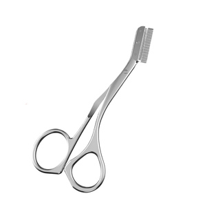 Tijeras para Cejas de Acero Inoxidable Sólido de Alta Precisión con Resorte, Venta al por Mayor - Product Image 4