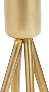 Designer Pyramid Shape Gold Finished Metal Candle Stands Elegant Centerpieces Ideal For <b>Dining</b> <b>Table</b> And Living Room Decor - Product Image 6