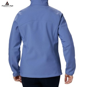 Wholesale Custom logo Blank <b>Women</b> Oversized Nylon Zip up <b>Jacket</b> Lightweight Windbreaker Streetwear Casual for Outerwear - Product Image 3