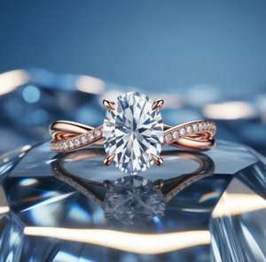 Anillo de Moissanita con Corte Ovalado en Plata de Ley 925 Chapada en Oro de 18K, Diseño Clásico Minimalista de Lujo para Boda, Compromiso o Fiesta - Product Image 4