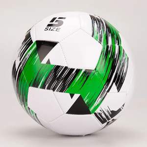 Ballon de football promotionnel personnalisé en gros, pas cher, taille 5, en PVC, pour l'entraînement - Product Image 2