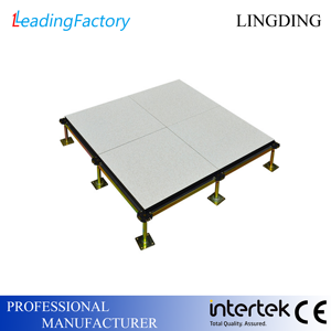 Suelo elevado Antiestático de sulfato de calcio conductor Lingding impermeable ignífugo ISO/CE/<span class=keywords><strong>CISCA</strong></span> certificado edificios de oficinas - Product Image 4