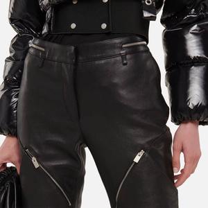 Pantalones de Cuero PU para Mujer, Sexy, Transpirables, Impermeables, Ecológicos, para Invierno, Color Personalizado, Gran Venta - Product Image 4