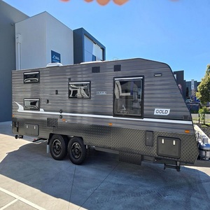 Achetez une caravane de luxe abordable en acier inoxydable de haute qualité, camping-car mobile pour le camping et les voyages tout-terrain, disponible. - Product Image 2