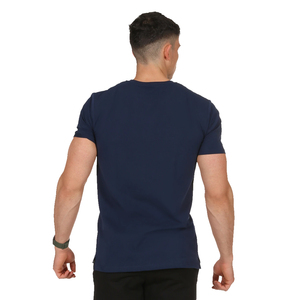 Camiseta de Corte Holgado con Hombros Caídos para Hombre, Ligera y Transpirable, de Algodón, para Gimnasio, Ropa Casual de Calle y Estilo de Vida Veraniego - Product Image 4