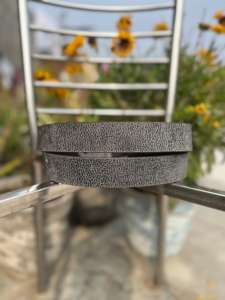 Cinturón Formal de Cuero de Grano Completo Hecho a Mano para Hombre, con Bordado y Hebilla de Cobre Resistente, Estilo Vintage - Product Image 2