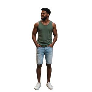 <b>Mens</b> Summer Cotton Tank Top Soft Breathable Sleeveless Muscle Shirt <b>Gym</b> Fitness Casual Workout <b>Vest</b> for daily wear - Product Image 1