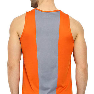 Nouveauté : Débardeur Homme Personnalisé à Faible MOQ, Respirant et au Design Innovant, Débardeur Orange pour Homme en Vente en Ligne - Product Image 6