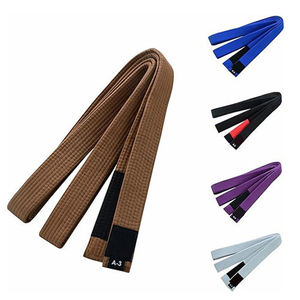 Cinturón de Jiu Jitsu de Alta Resistencia en Algodón para Suministro al por Mayor, Cinturón de Ranking de BJJ con Logotipo Personalizado OEM, Hecho en Pakistán - Product Image 4