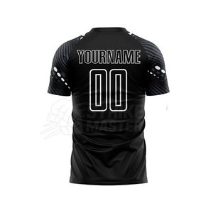 Camiseta de Fútbol Personalizada con Impresión por Transferencia de Calor, Manga Corta, 100% Poliéster, Transpirable, Ropa Deportiva de Equipo, Calidad Profesional - Product Image 6