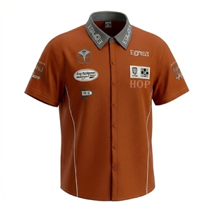 Chemise de course F1, logo personnalisé, personnalisation du matériau, vêtements de piste, impression, karting, uniforme d'équipe sportive, chemises de mécanicien pour hommes - Product Image 4