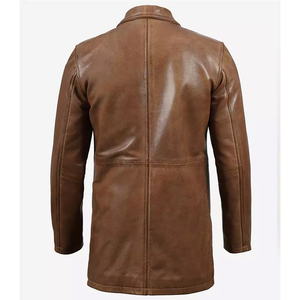 Men's Stylish Rider Jacket Real Leather Stand Collar Front Logo-Modern Workmanship Designed City Shining Quality Jacket 2026 - Product Image 4