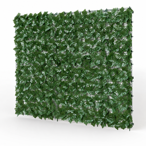 Panel de pantalla de privacidad de hojas verdes artificiales, muro de hiedra sintética, valla para jardín y balcón, decoración exterior, malla de espaldera, mobiliario - Product Image 3