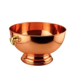 Cubo de hielo para champán de cobre con diseño martillado, el más vendido, de fabricante indio a precio mayorista, ¡superventas! - Product Image 2