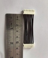 Câble de puissance CC basse tension 12V/0.5A 50-100C 0.2mm avec conducteur en cuivre 22AWG, faisceau de câbles en PVC et connecteur TEC-M-7 broches