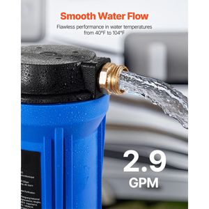 Sistema di filtrazione dell'acqua per camper: rimuove sedimenti, cloro, cattivi gusti e odori - Componente del sistema di filtraggio dell'acqua potabile/lavabile per camper - Product Image 4