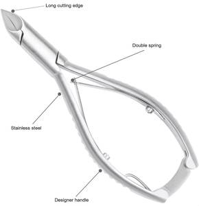 Cortaúñas de Acero Inoxidable con Apertura de Mandíbula de 10.0 MM, Cuchilla Recta, Punta Afilada, Duradero, Portátil, Profesional, para Uso en Dedos, para Adultos - Product Image 5