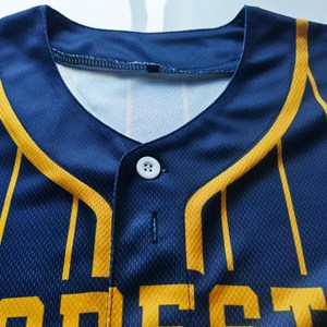 Camisetas de Béisbol/Sóftbol Personalizadas de Alta Calidad con Logotipo, Precio de Fábrica, Impresión por Sublimación, Opciones de Botones y Diseño en Blanco Disponibles - Product Image 2