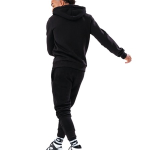 Chándal de algodón de alta calidad unisex, 6XL Conjunto de pijama de invierno, Jersey sólido de cuello redondo de dos piezas personalizado, sudadera bordada nueva - Product Image 5