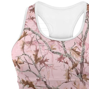 Soutien-gorge de sport pour femme en matériau écologique de qualité supérieure, sublimation, haute élasticité, structure dorsale élégante, vêtements de yoga chauds - Product Image 4