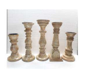 Candelabro de Mesa Moderno y Lujoso, Hecho a Mano, Color Personalizado, Decoración para el Hogar, Portavelas de Madera Flotante, para Bodas y Navidad - Product Image 5