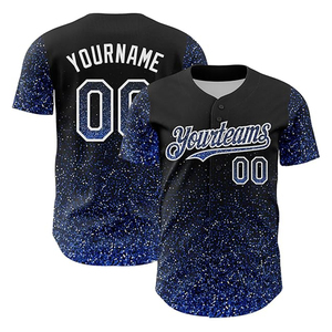 Camiseta de Béisbol Personalizada con Nombre de Equipo Impreso, Nombre del Jugador Propio, Jersey de Softbol Sublimado de Alta Calidad con Cuello Redondo - Product Image 3