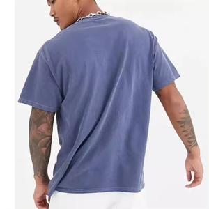 Camiseta Formal de Lona de Poliéster/Algodón, 230 g/m², para Hombre, Manga Corta, Corte Holgado, Ecológica, Transpirable, con Impresión de Logotipo Frontal - Product Image 4