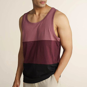 เสื้อกล้ามแฟชั่นผู้ชายแบบใหม่ ดีไซน์สั่งทำได้ ผ้าฝ้าย 100% ระบายอากาศได้ดี เป็นมิตรกับสิ่งแวดล้อม แห้งเร็ว เหมาะสำหรับออกกำลังกาย - Product Image 3