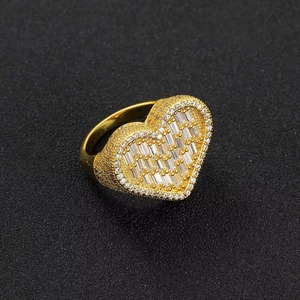 Luxury Stylish Moissanite <b>Statement</b> <b>Ring</b> with Heart Shape for Fashion Jewelry Party Wear Wedding Accessories and Everyday Wear - Product Image 6