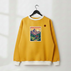 เสื้อสเวตเชิ้ตผู้ชายรุ่นใหม่ น้ำหนักมาก สำหรับใส่ลำลองทุกวัน ดีไซน์เรียบง่าย สวมใส่สบาย ทรงทันสมัย - Product Image 4
