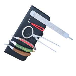 ชุดเครื่องมือช่างเกือกม้าสำหรับดูแลกีบม้า พร้อมมีดตัดแผลกีบม้า เครื่องตรวจจับความเจ็บปวดในกีบม้า ใบมีดโค้งคม ตะไบขูดกีบม้า - Product Image 1