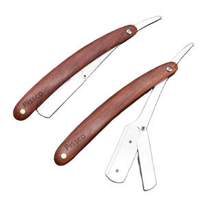 Navaja de barbero de filo recto para barba de hombre - Product Image 2