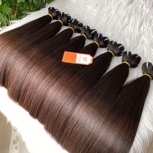 ผมต่อแบบตรงกระดูกปลายสีน้ำตาลผม100% คนเวียดนามยาว8ถึง34นิ้ว - Product Image 1