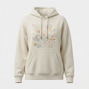 Haut à capuche décontracté en coton premium personnalisé pour femme – Sweat à capuche thermique pour femme – Vêtements de sport et mode - Product Image 1