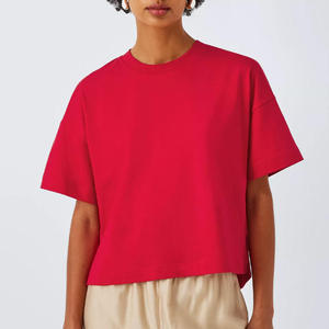 T-shirt à manches courtes pour homme, coupe classique, couleur unie, col rond, style décontracté, tissu jersey polyester/coton, anti-plis à l'avant - Product Image 6