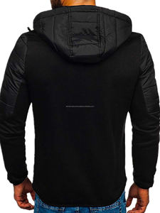 Veste en duvet compressible de haute qualité pour hommes et grands hommes personnalisable noir pour l'hiver - Product Image 5