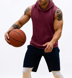 Sudadera sin Mangas Personalizada para Hombre, Algodón Suave, Ropa Deportiva para Entrenamiento, Proveedor de Fábrica OEM ODM al por Mayor - Product Image 6