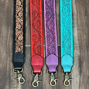 Nouvelle Sangle de Remplacement pour Sac à Main en Cuir Véritable Turquoise de Qualité Supérieure, Faite à la Main, Robuste et Durable, avec Fermoir en Laiton Antique - Product Image 2