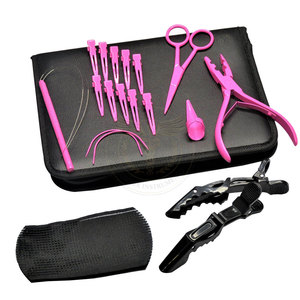 Stainless Steel Hair Extension Tools <b>Kit</b> Salon Use Hair Styling Application Set for Professional Hair Work in Factory Made Price - Product Image 4