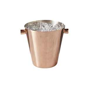 Seau à glace de luxe en acier inoxydable martelé doré avec pinces, isotherme à double paroi pour vin et champagne, refroidisseur à vin moderne - Product Image 6