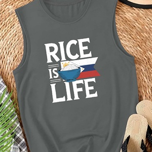 RICE IS <b>LIFE</b> Women's casual <b>vest</b> - Product Image 1