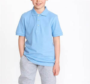 Uniformes Escolares al por Mayor Unisex 100% Algodón Manga Larga Uniformes para Estudiantes de Primaria y Secundaria Camisetas Tipo Polo - Product Image 3