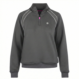 Veste de travail style athlétique en polaire à fermeture éclair quart de tour, personnalisable avec logo de marque, prix de gros en vrac - Product Image 4