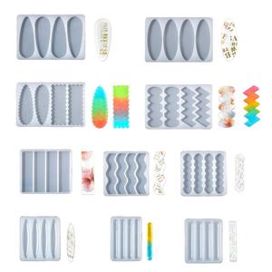 Barrettes à cheveux en forme de fleur, accessoires pour cheveux, accessoires pour barrettes, moule en résine époxy et silicone - Product Image 5