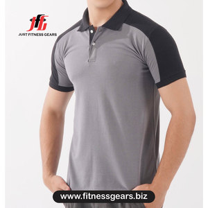 Polo à manches courtes pour homme, couleur unie, tricot piqué, coupe décontractée, marron - Product Image 4
