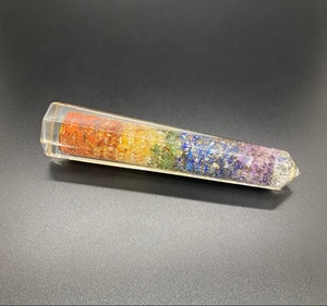 Baguettes d'énergie de guérison d'orgone de qualité supérieure, pierre naturelle de sept chakras, Orgone oblisque, tour d'orgonite en gros - Product Image 3