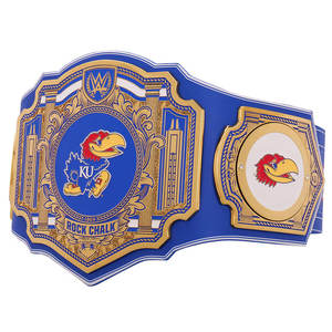 Cinturón de Campeonato de Lucha Libre y Boxeo MMA Personalizado de los Kansas Jayhawks Legacy, Coleccionable, Ajustable, con Forro de Cuero de Alta Calidad - Product Image 1
