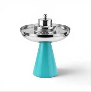 Stainless Steel Metal Religious Oud Sandalwood <b>Incense</b> Burner Mabkhara Vibrant Pink <b>Cone</b> Stand Eco-Friendly Durable <b>Incense</b> - Product Image 2